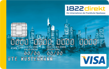 Die 1822direkt Visa Kreditkarte