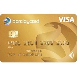 Die Barclaycard Gold Visa Kreditkarte