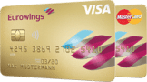 Das Eurowings Kreditkarten Doppel Gold