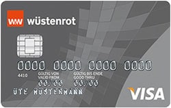 Die Wüstenrot Visa Classic Kreditkarte